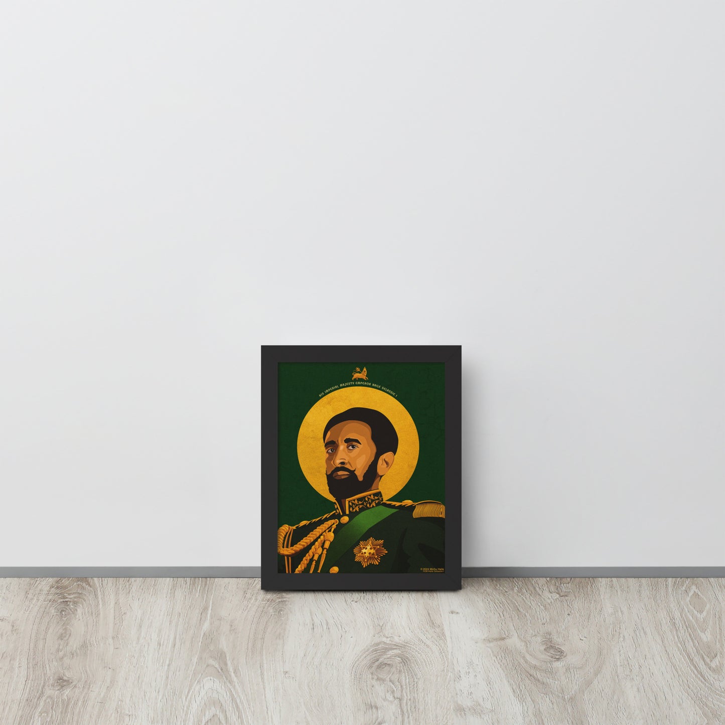 Emperor Haile Selassie Framed poster