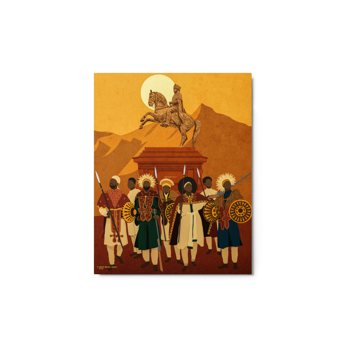 Adwa Metal Print 16"x20"