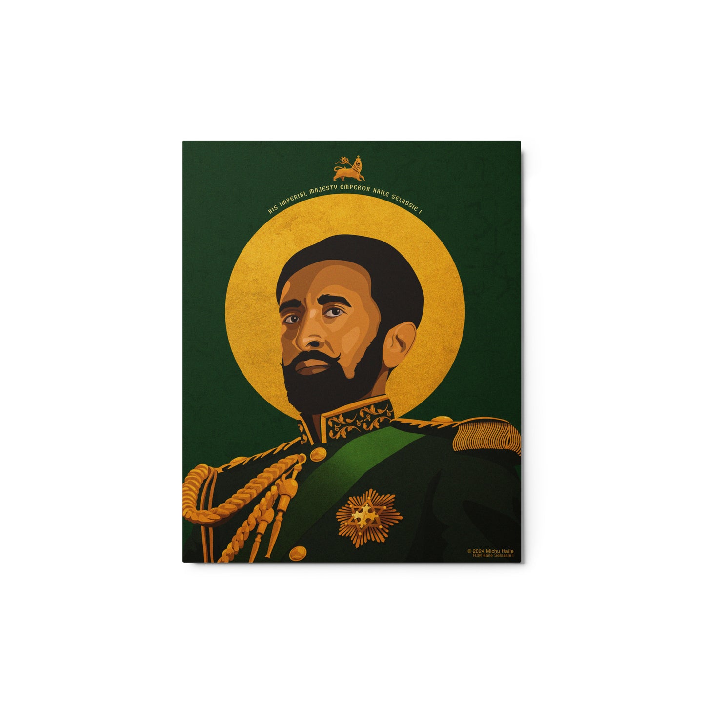 Emperor Haile Selassie Metal Print