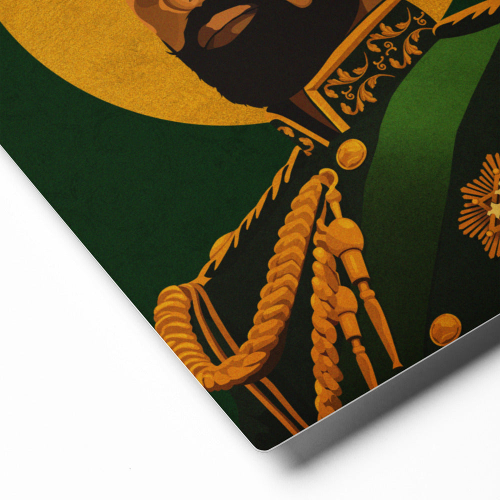 Emperor Haile Selassie Metal Print