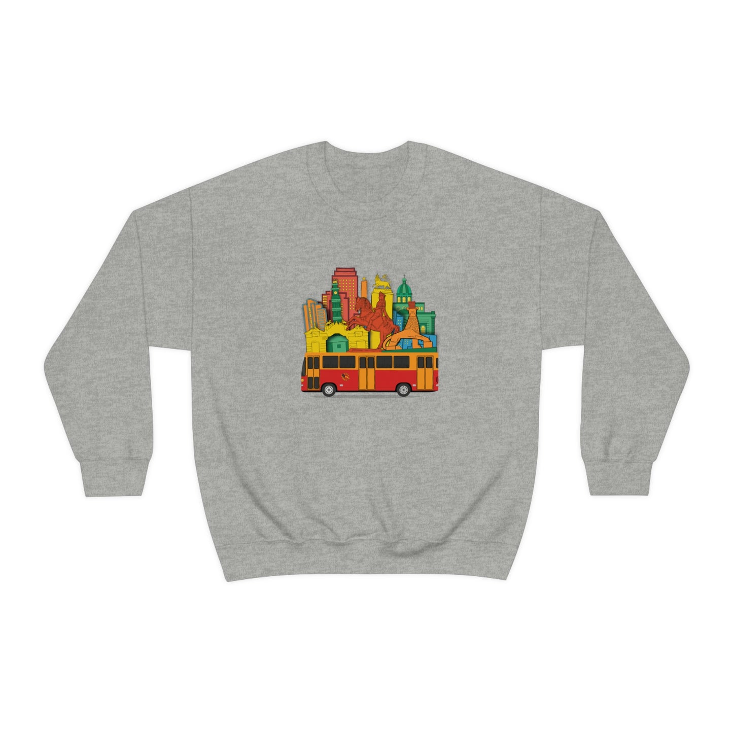 Addis Ababa Unisex Heavy Blend Crewneck Sweatshirt