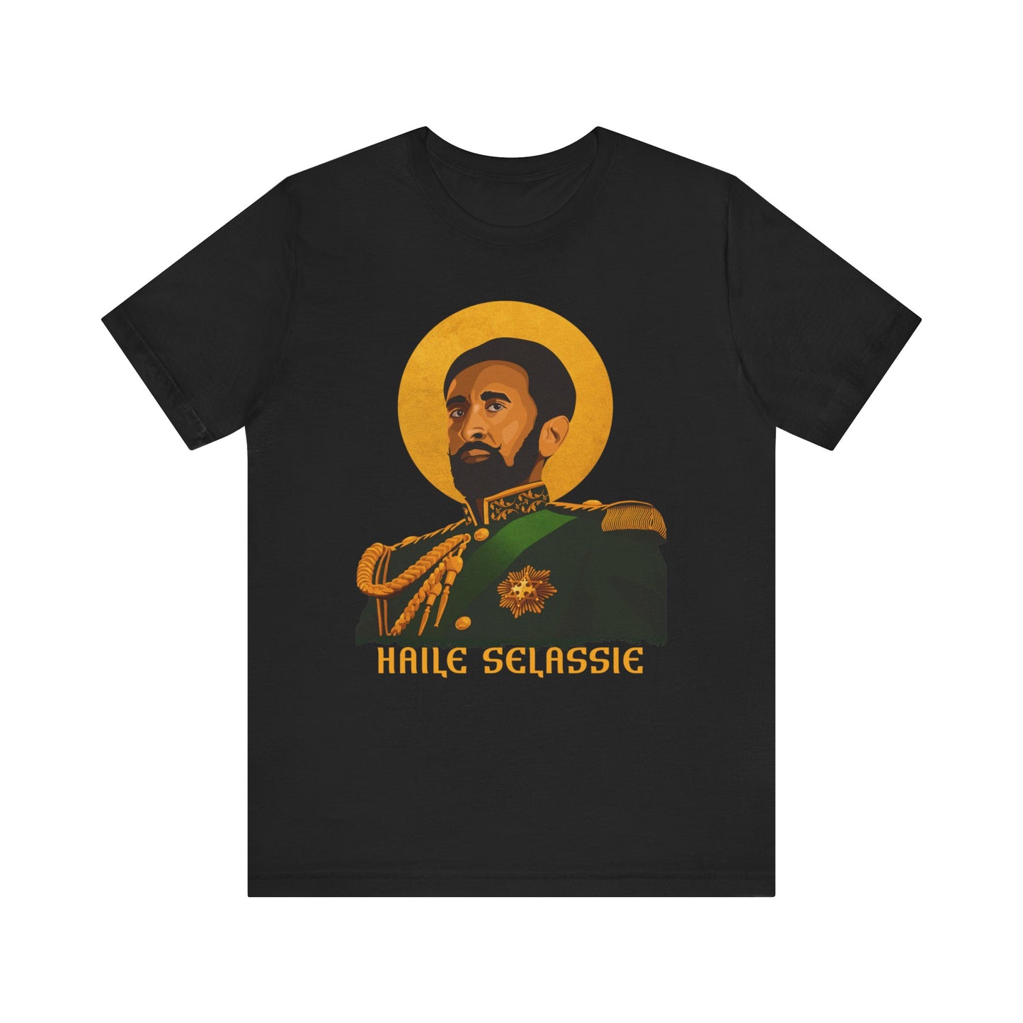 Haile Selassie Unisex Jersey Short Sleeve Tee