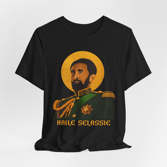 Haile Selassie Unisex Jersey Short Sleeve Tee