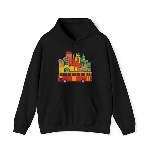 Addis Ababa Unisex Heavy Blend Hooded Sweatshirt