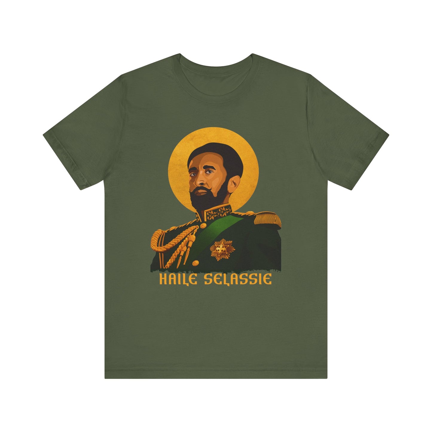 Haile Selassie Unisex Jersey Short Sleeve Tee