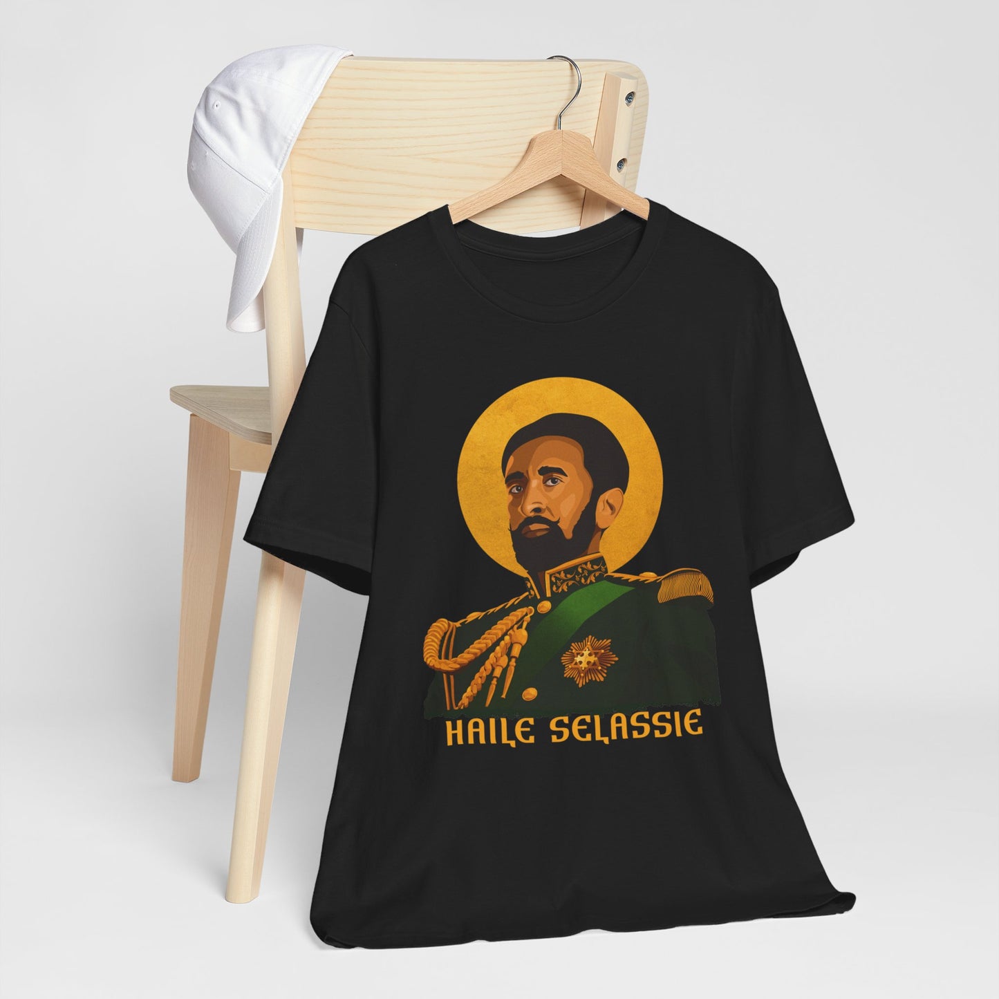 Haile Selassie Unisex Jersey Short Sleeve Tee