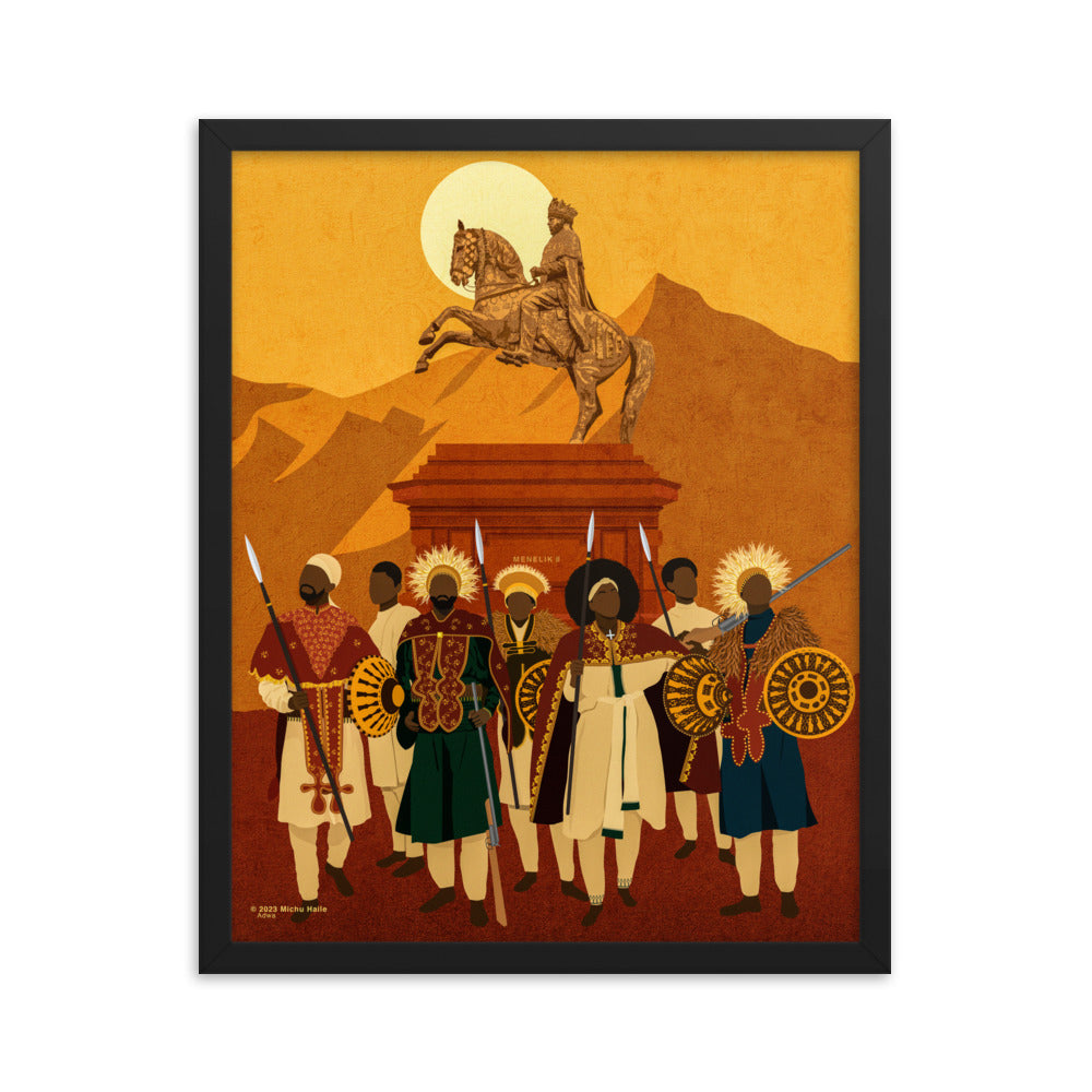 Adwa Framed poster