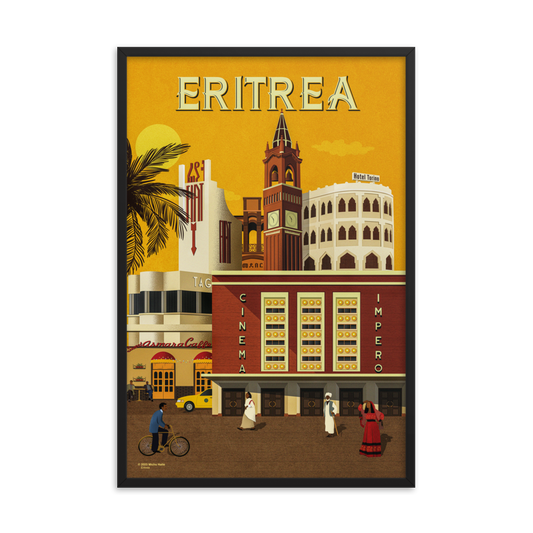 Eritrea Framed Poster 24"x36"