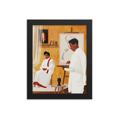 Afewerk Tekle Framed poster
