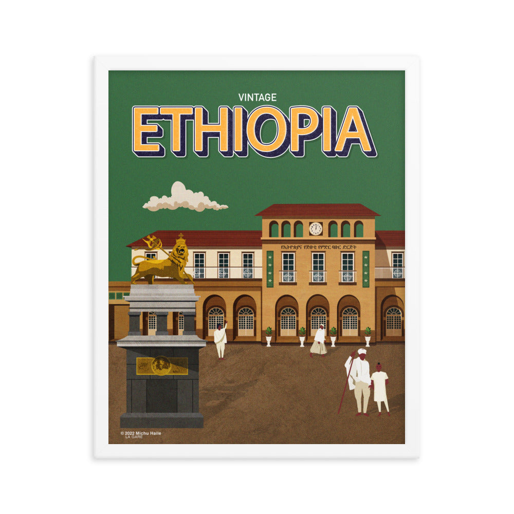 VINTAGE ETHIOPIA | Lagare Framed poster