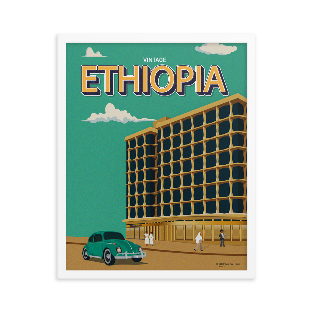 VINTAGE ETHIOPIA | Bedilu Framed poster