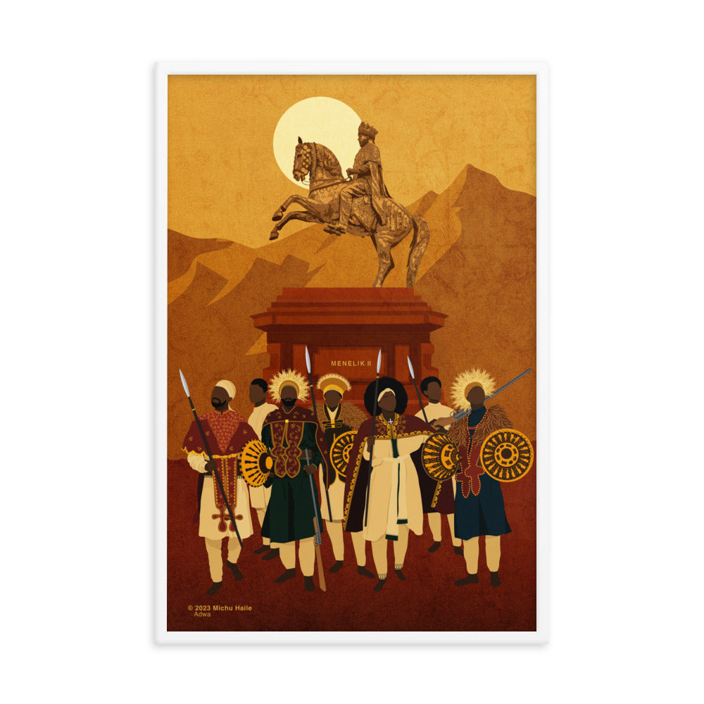 Adwa Framed poster 24"x36"