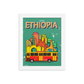 VINTAGE ETHIOPIA, Addis Ababa, Framed poster