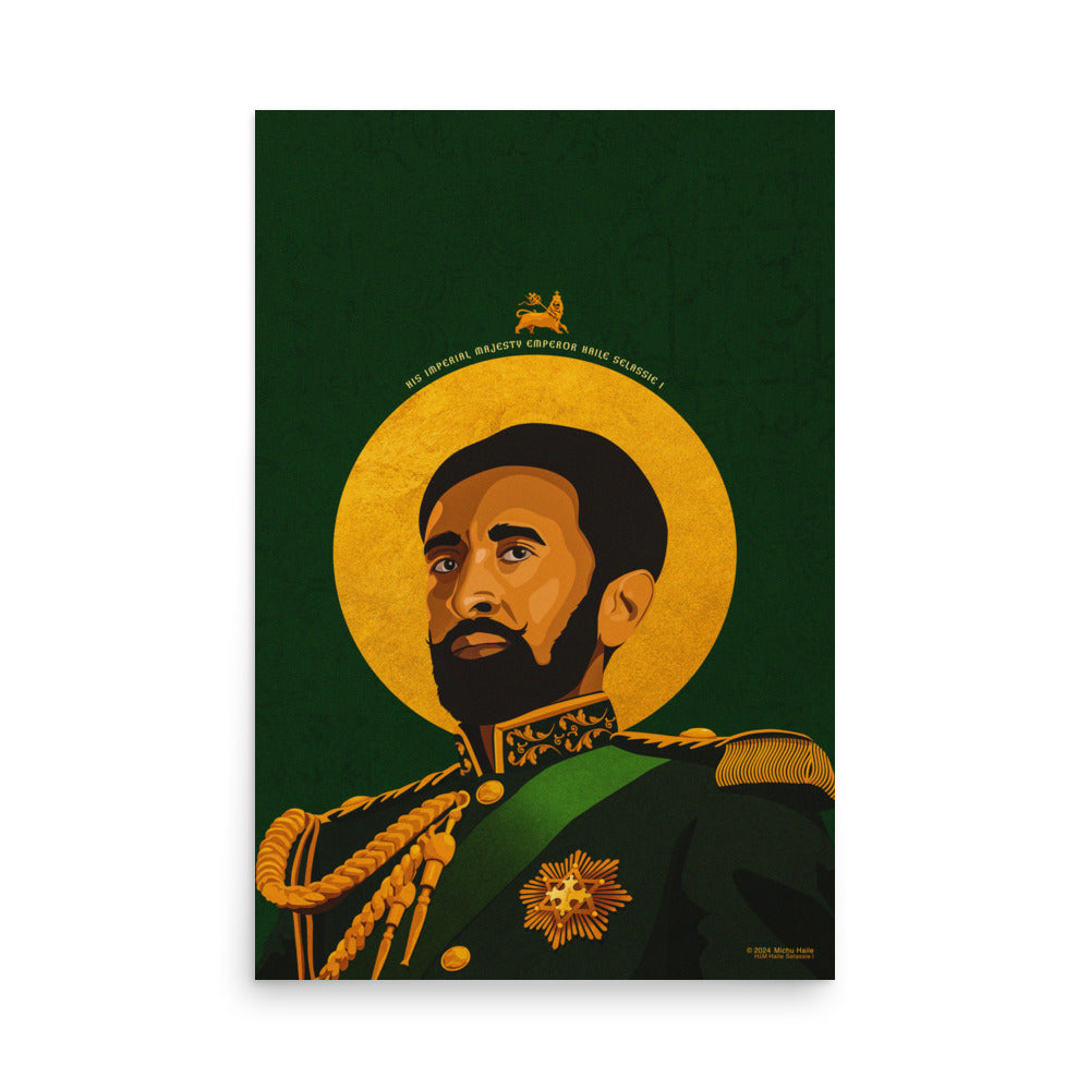 Emperor Haile Selassie Poster 24"x36"