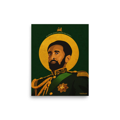 Emperor Haile Selassie Poster