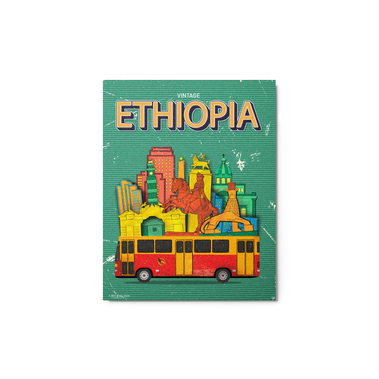 Addis Ababa Metal Print