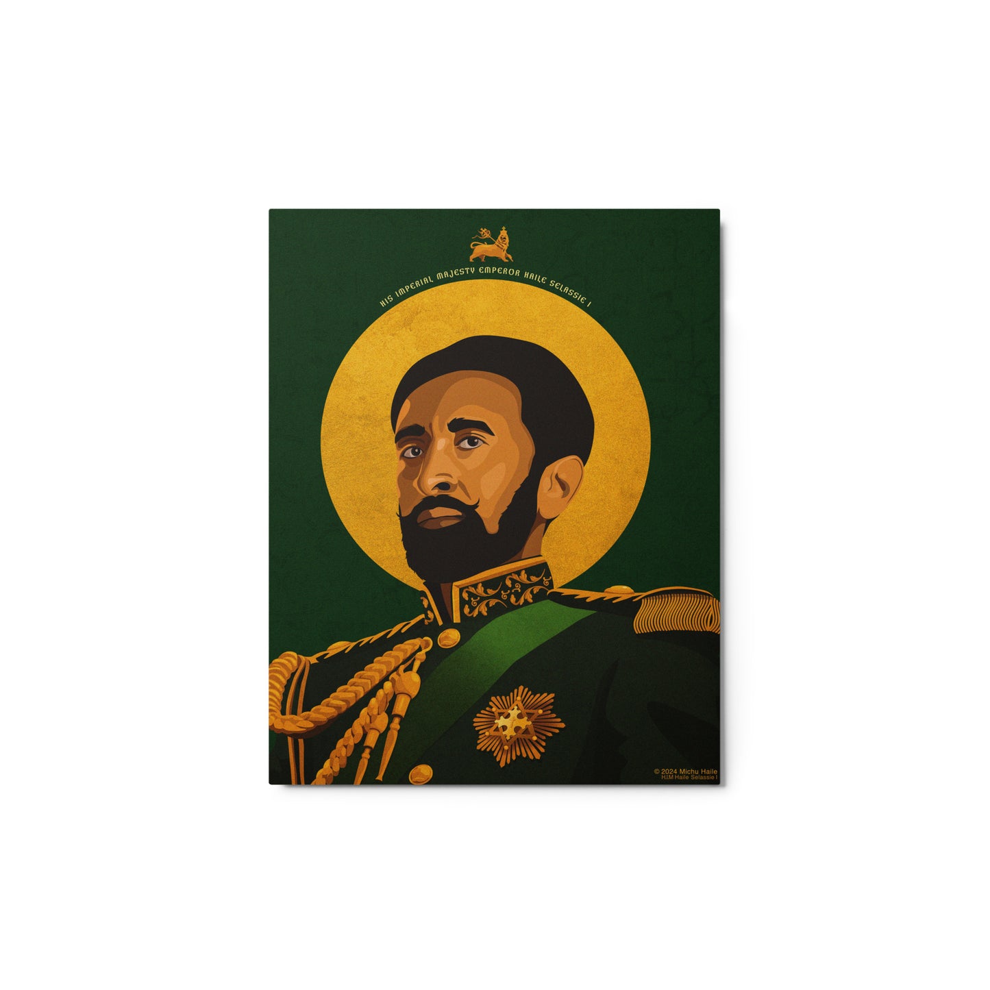 Emperor Haile Selassie Metal Print