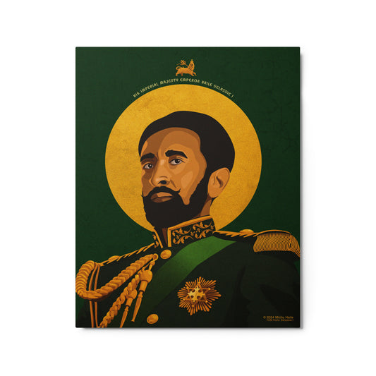 Emperor Haile Selassie Metal Print