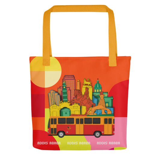 Addis Ababa Colorful Tote Bag